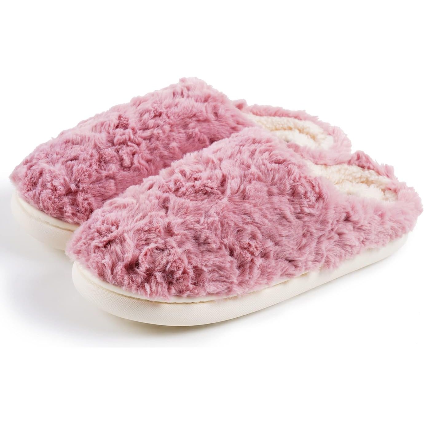 Fluffy slip on slippers outlet
