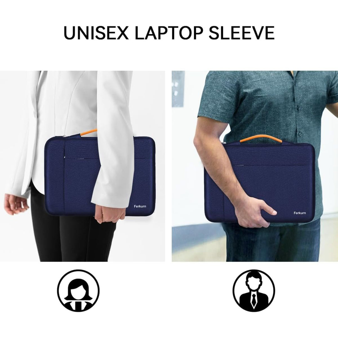 Laptop Case Sleeve Cover Chromebook Case Compatible with Macbook Air/Pro, ipad, Surface Pro, Acer, HP, Dell, ASUS, Lenovo, Waterproof Laptop Case for Men Women, Blue, 13.3 inch - Just Closeouts Canada Inc.