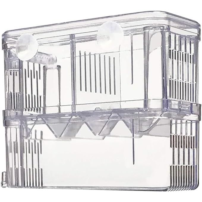 Large Clear Double-Layer Aquarium Breeder Box with Suction Cups - Just Closeouts Canada Inc.X004FN5H3J