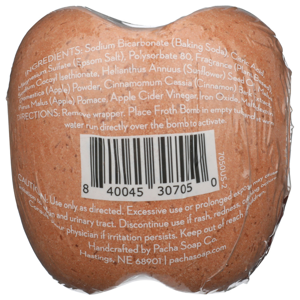 Pacha Soap Froth Bomb Farmhouse Cider, 2 pack