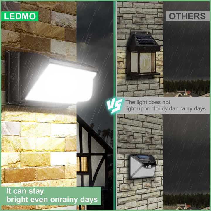 LEDMO LED Wall Pack Light 150w Waterproof Ultra Bright Outdoor Lights Wall Mount 5000K 21000lm Commercial and Industrial Security Flood Lights Exterior Lighting Fixture 100 - 277V Equivalent Energy Save - Just Closeouts Canada Inc.