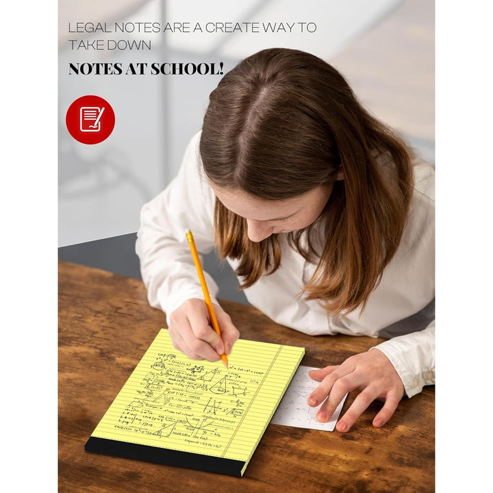 Legal Pads 8.5 x 11 Yellow Notepads 8.5 x 11 Lined Paper 8 - 1/2 x 11 Legal Pad Lined Paper Pads 8.5 x 11 Note Pads 2 Pack Lined Writing Pads of Paper 8.5 x 11 Notepad Yellow Paper Pads 30 Sheets/Pad - Just Closeouts Canada Inc.