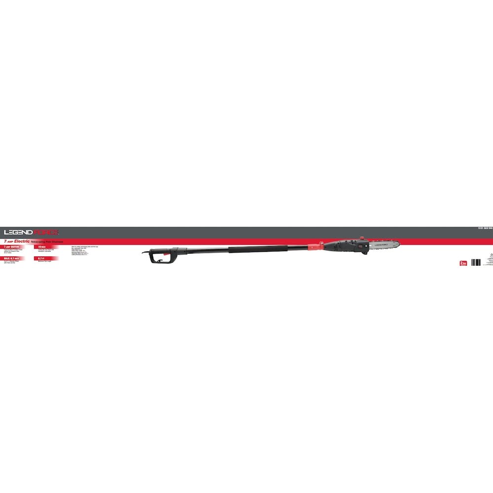Legend Force 10 - inch 7 Amp Corded Electric Telescoping Pole Chain Saw - Just Closeouts Canada Inc.
