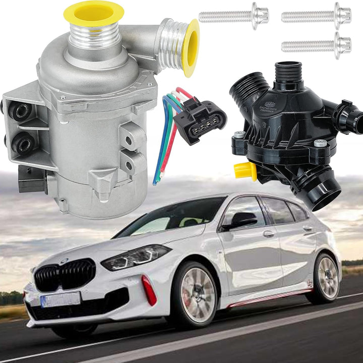 LEVANLIGHT | Electric Engine Water Pump & Thermostat | Fits BMW 325i 325xi 328i 328xi 330i 330xi 525i 525xi 528i 528xi 530i 530xi x3 x5 z4 | Replaces 11517586925 11517521584 11517546994 11517563183 - Just Closeouts Canada Inc.