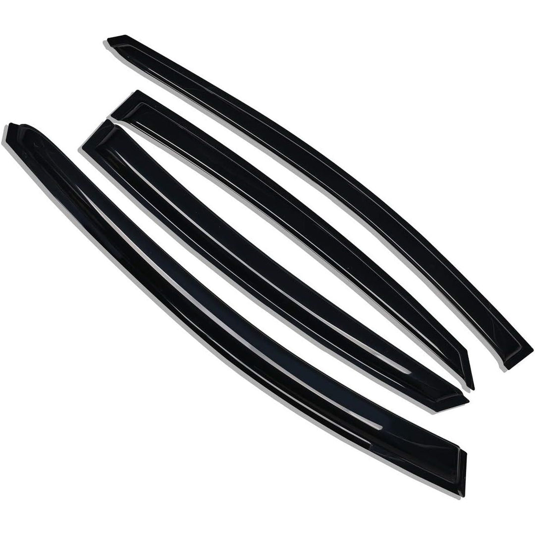 Lightronic WV94615 Outside - Mount Side Window Visor Deflector Rain Guard, Dark Smoke, 4 - Pieces Set, Fits 2011 - 2016 Hyundai Elantra Sedan (EXCLUDES Elantra GT) - Just Closeouts Canada Inc.