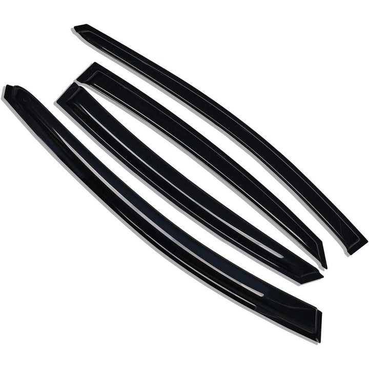 Lightronic WV94615 Outside - Mount Side Window Visor Deflector Rain Guard, Dark Smoke, 4 - Pieces Set, Fits 2011 - 2016 Hyundai Elantra Sedan (EXCLUDES Elantra GT) - Just Closeouts Canada Inc.