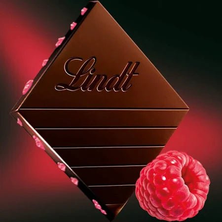 Lindt Excellence Dark Chocolate Bar, Raspberry, 100g - Just Closeouts Canada Inc.