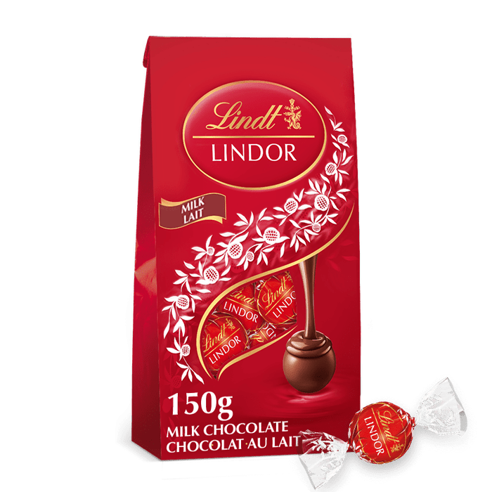 Lindt Lindor Milk Chocolate Truffles Bag, 150g - Just Closeouts Canada Inc.037466016207