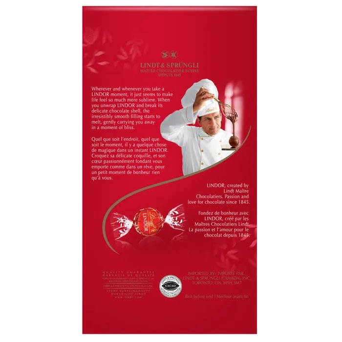 Lindt Lindor Milk Chocolate Truffles Bag, 150g - Just Closeouts Canada Inc.037466016207