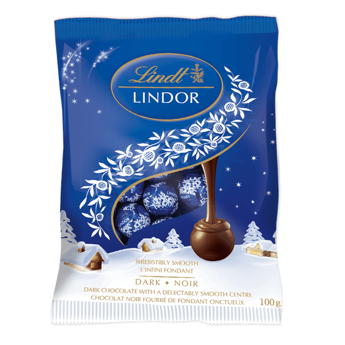 Lindt LINDOR Mini Dark Chocolate Balls Bag, 100g - Just Closeouts Canada Inc.