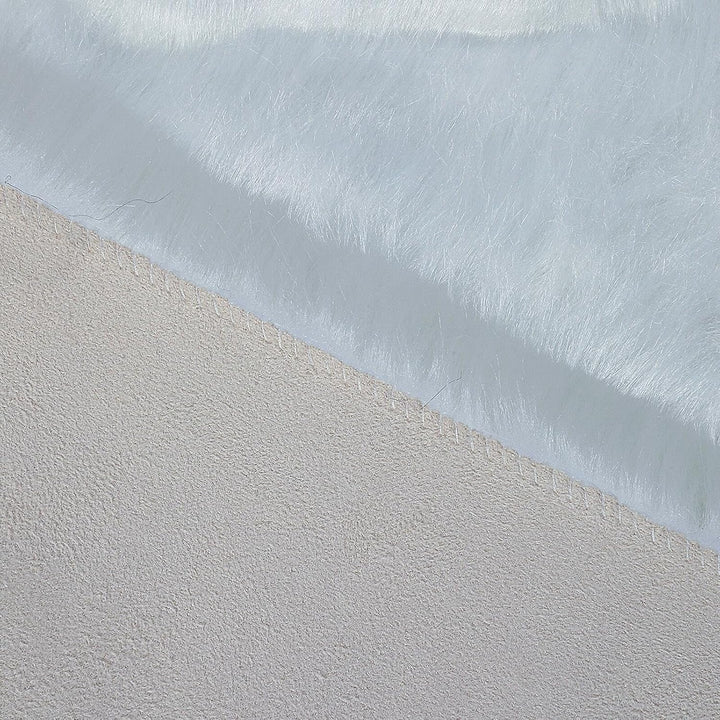 linmopm Faux Fur Rug Sheepskin Shag Fluffy Fuzzy 5x7 ft White Rugs for Bedroom Bedside Bed Floor Living Room Plush Rectangle High - Density Cushion Carpet Super Sofa Cover - Just Closeouts Canada Inc.