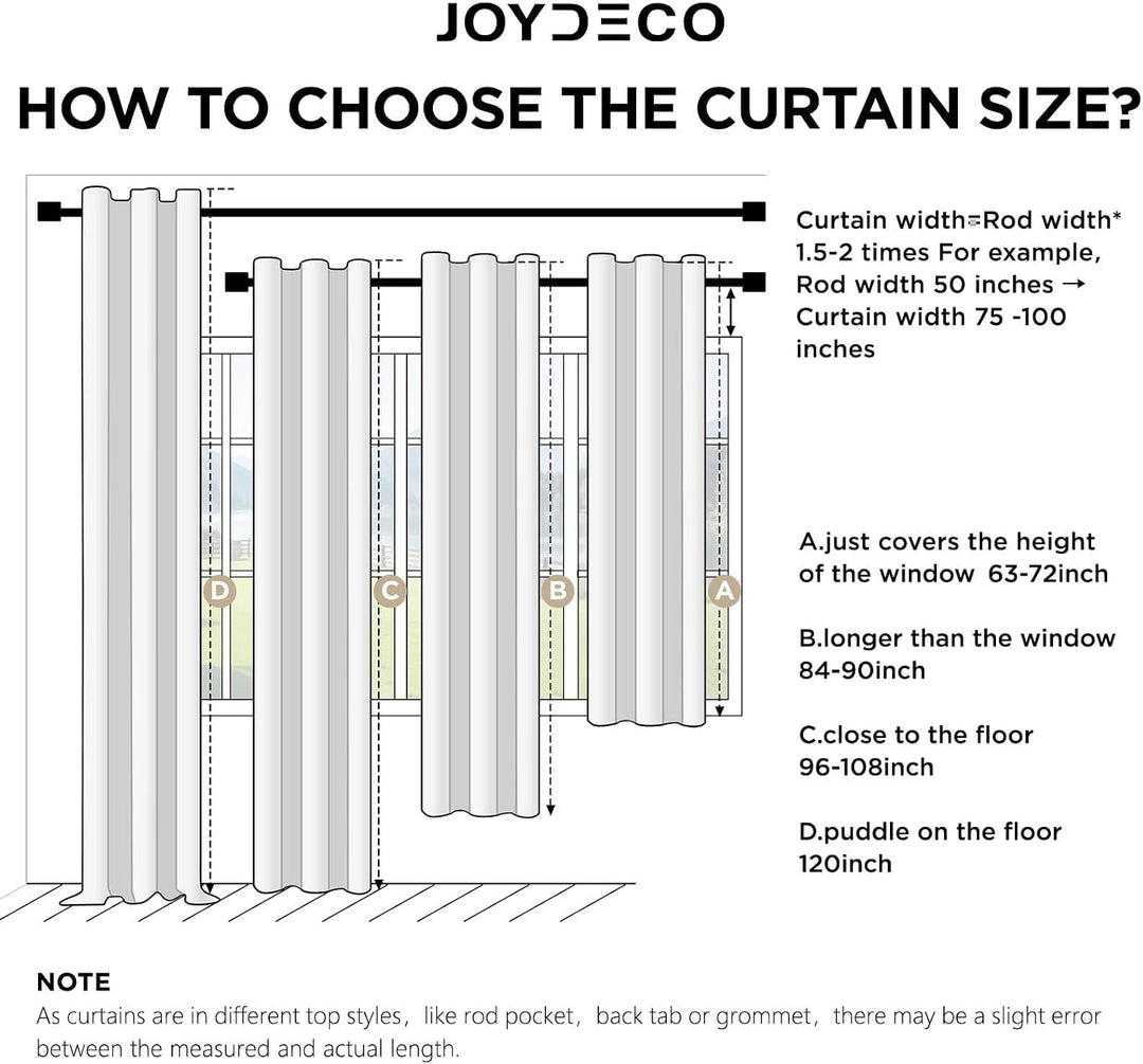 dark grey 52 by 95 inch blackout curtain panels, view 5