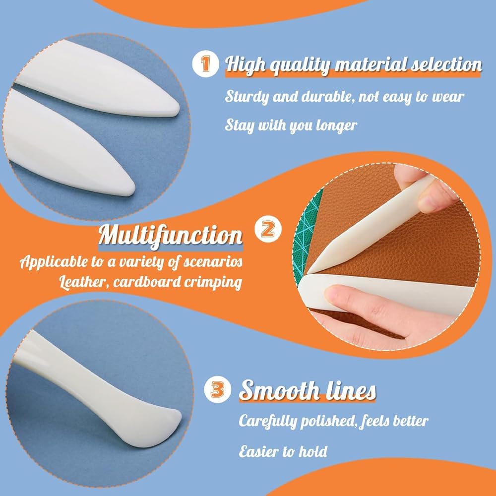 4-Piece Plastic Bone Folder & Paper Creaser Set, view 4