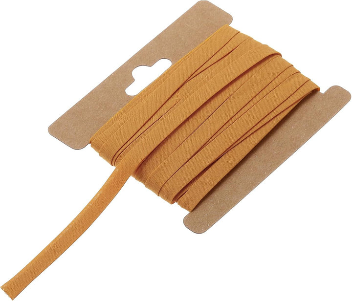 Dark Yellow Double-Fold Bias Tape, 1/4 Inch x 12 Yards