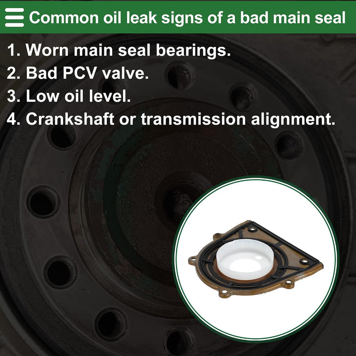 Crankshaft Oil Seal with Flange for Ford Escape, 1S7Z6K301AA — view 3