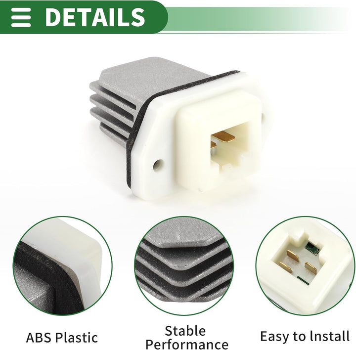 HVAC Blower Motor Resistor for Infiniti I30 1998–1999, 2722670T03 — view 4