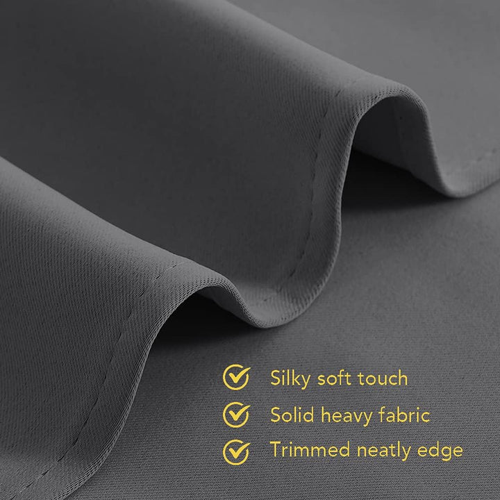 Gray Grommet Blackout Curtains, 42 x 54 Inches, 2 Panels — view 4