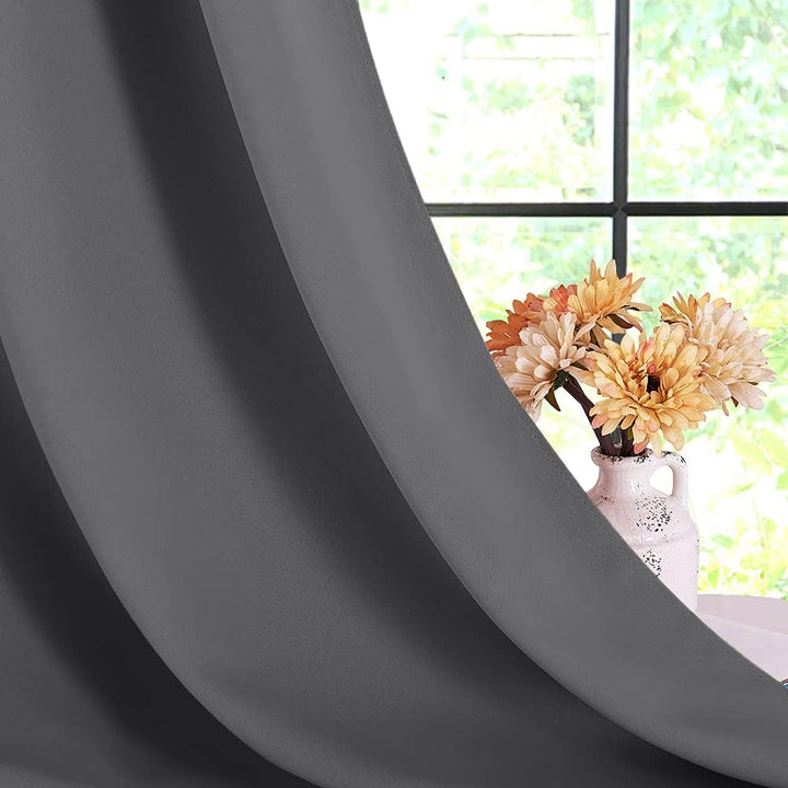 Gray Grommet Blackout Curtains, 42 x 54 Inches, 2 Panels — view 5