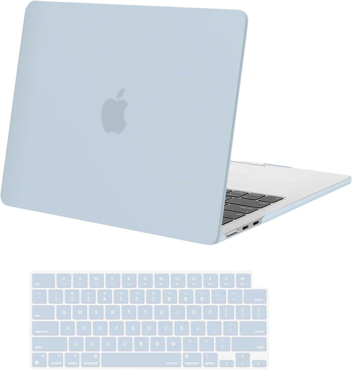 Baby Blue 13.6-inch Air case and keyboard cover, view 1