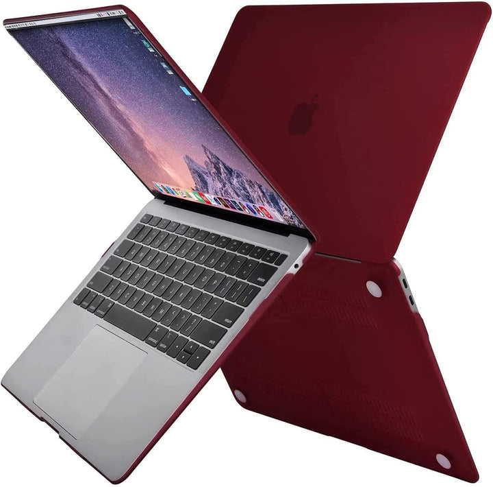 Marsala Red hard-shell case and keyboard covers, view 2