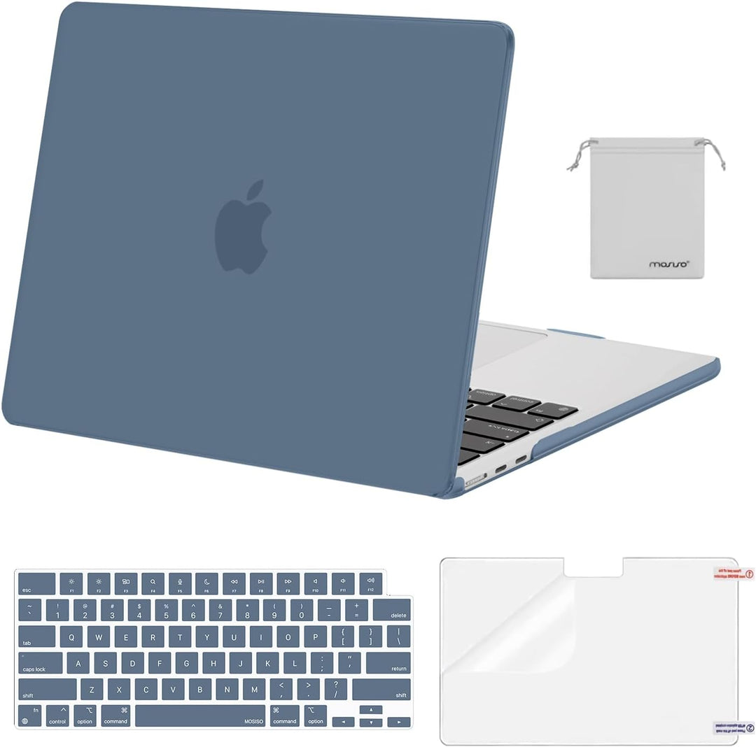 Steel-blue hard-shell case kit for 13.6-inch Air models, view 1