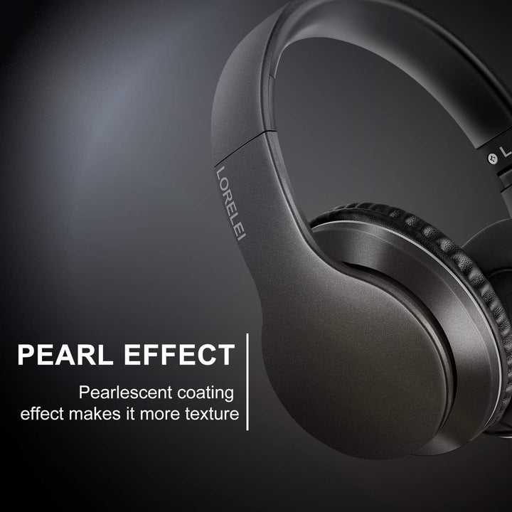 LORELEI X6 Over - Ear Headphones with Microphone, Lightweight Foldable & Portable Stereo Bass Headphones with 1.45M No - Tangle, Wired Headphones for Smartphone Tablet MP3 / 4  - Just Closeouts Canada Inc.