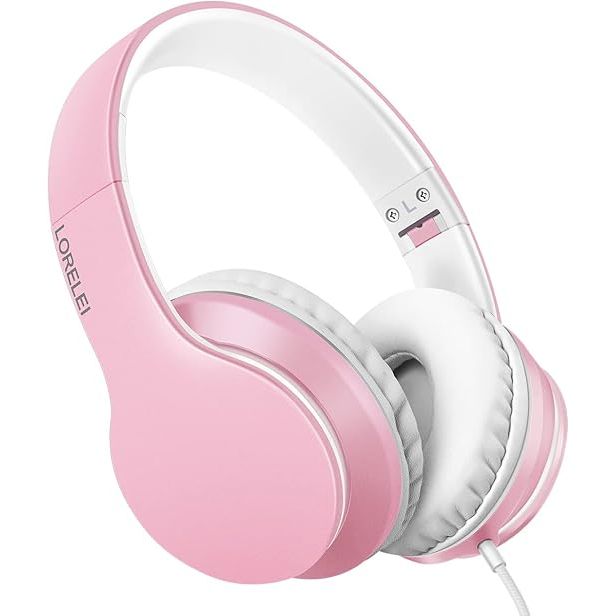 LORELEI X6 Over - Ear Headphones with Microphone, Lightweight Foldable & Portable Stereo Bass Headphones with 1.45M No - Tangle, Wired Headphones for Smartphone Tablet MP3 / 4  - Just Closeouts Canada Inc.