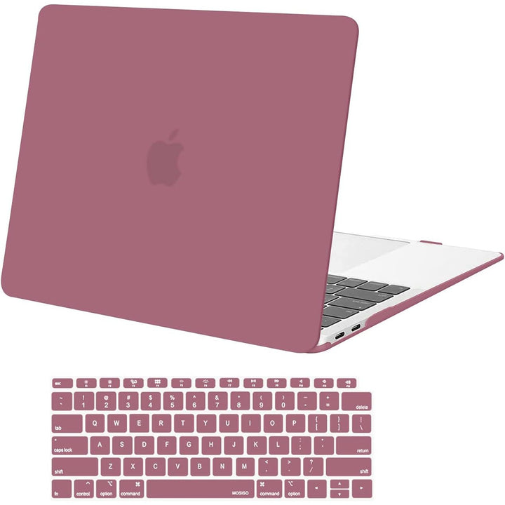 MacBook Air 13 inch Case 2022 2021 2020 2019 2018 Release A2337 M1 A2179 A1932 Touch ID, Plastic Hard Shell Cover&Keyboard Cover for MacBook Air 13.3 inch Case, Tea Petal Pink - Just Closeouts Canada Inc.