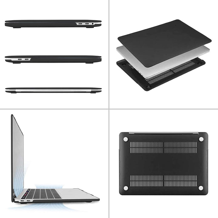 MacBook Pro 13-inch Hard Shell Case Kit with Accessory Bag, Black - Just Closeouts Canada Inc.