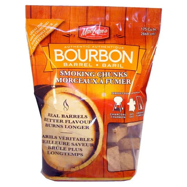 MacLean's Authentic Bourbon Barrel BBQ Smoking Chunks - Just Closeouts Canada Inc.