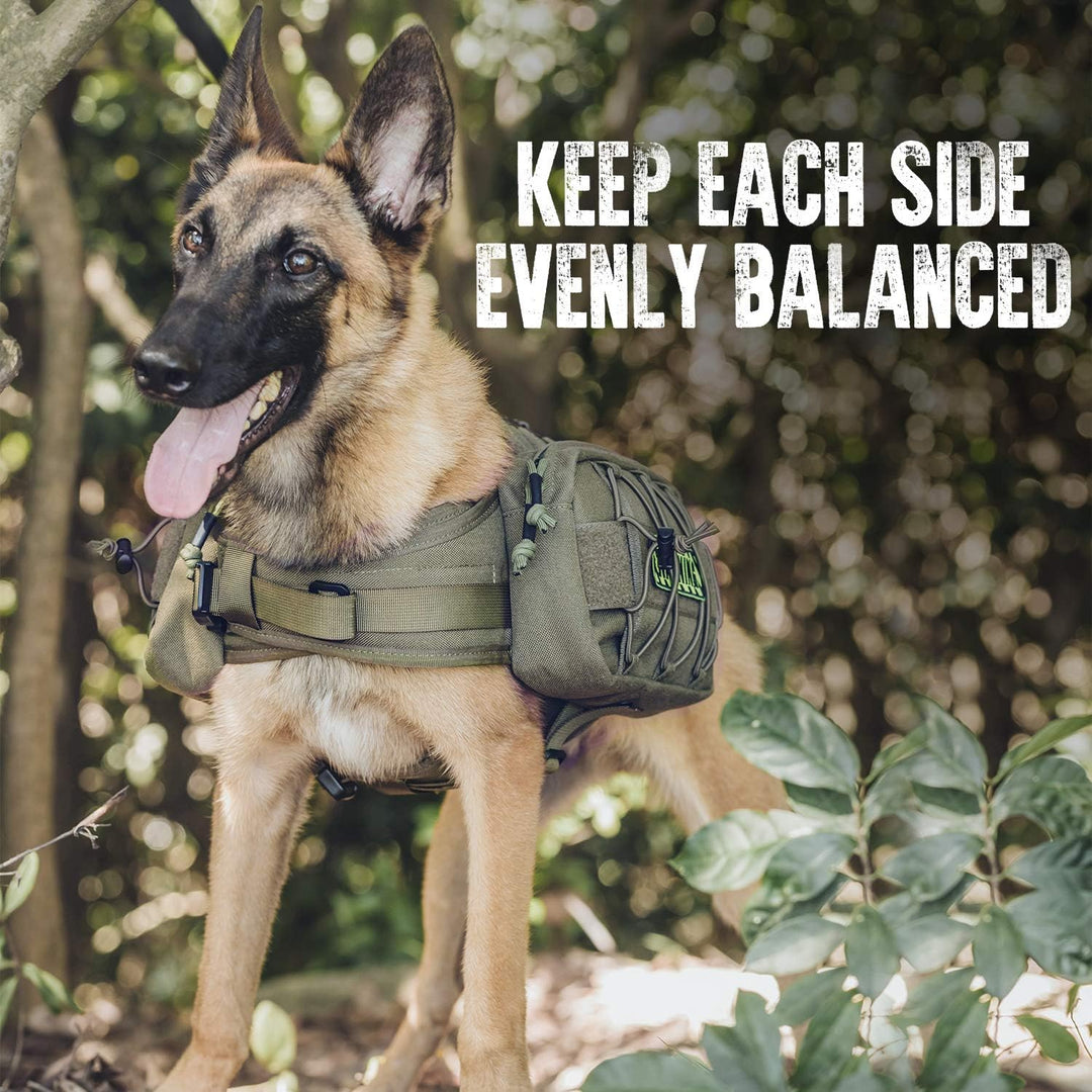 MAMMOTH Dog Backpack, Olive, Large - Just Closeouts Canada Inc.