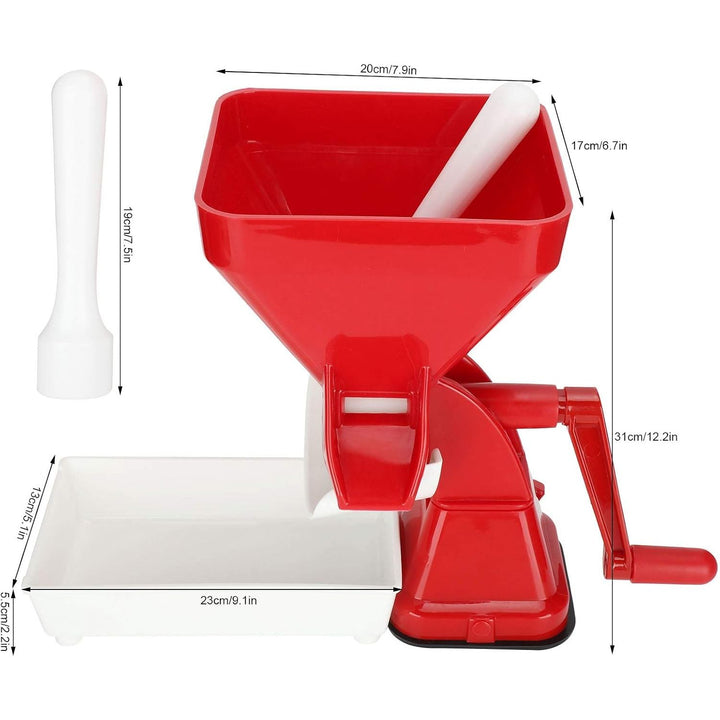 Manual Tomato Press and Sauce Strainer with Stainless Filter - Just Closeouts Canada Inc.X004A1BQ8V