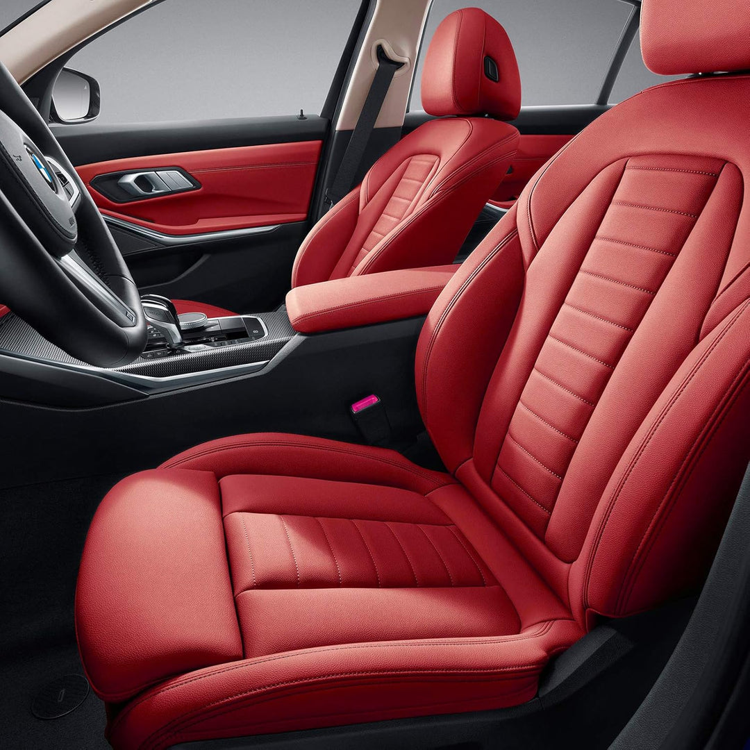 Marine Vinyl Faux Leather Upholstery Fabric 0.9 mm Thickness: Waterproof, Scratch - resistant, Perfect for Upholstering Cars, Outdoor Yachts, and Home Furniture (Black,Pre - Cut 2 Yards) - Just Closeouts Canada Inc.