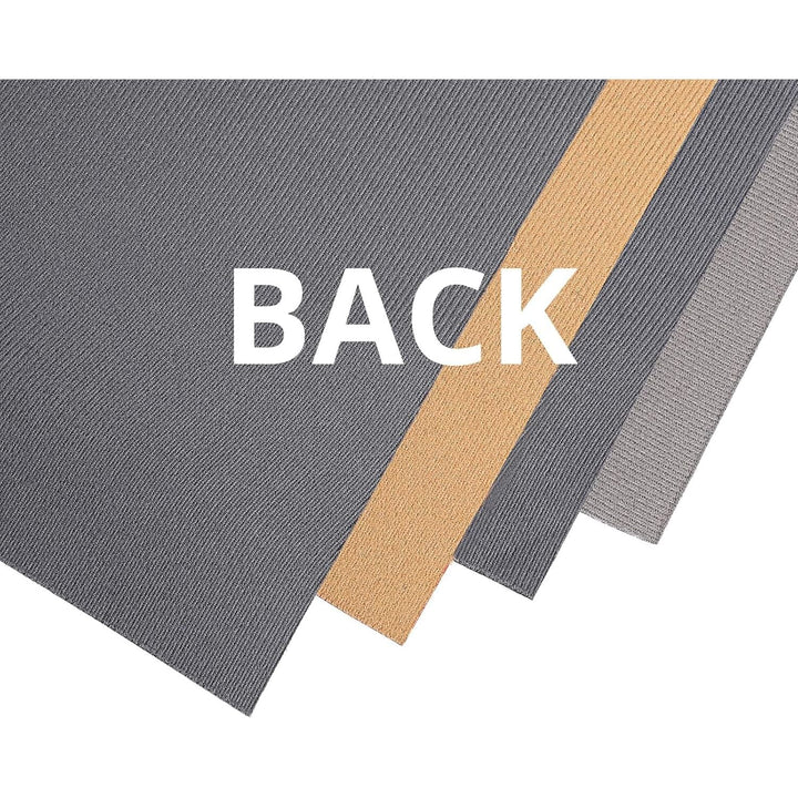 Marine Vinyl Faux Leather Upholstery Fabric 0.9 mm Thickness: Waterproof, Scratch - resistant, Perfect for Upholstering Cars, Outdoor Yachts, and Home Furniture (Black,Pre - Cut 2 Yards) - Just Closeouts Canada Inc.