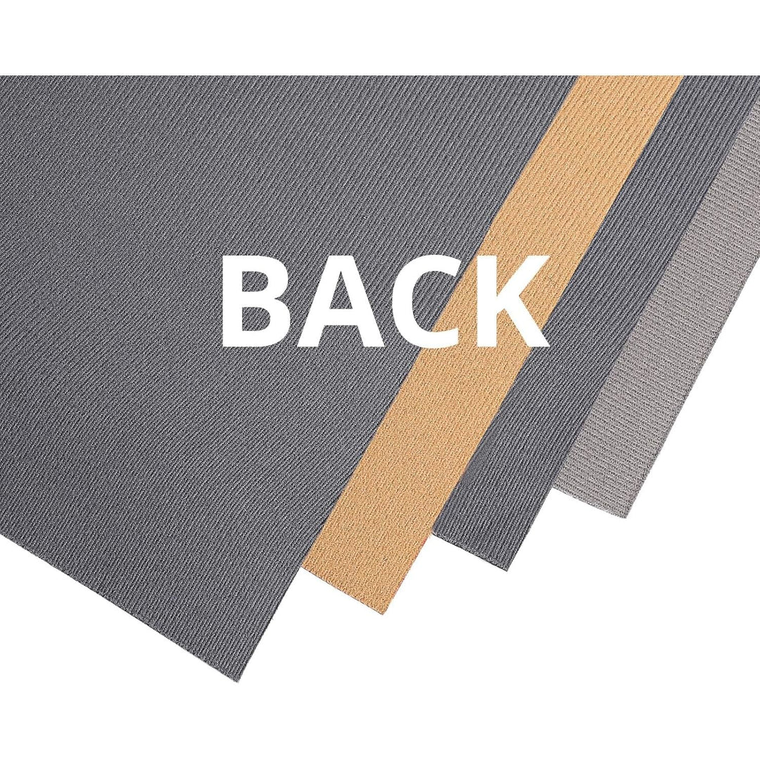 Marine Vinyl Faux Leather Upholstery Fabric 0.9 mm Thickness: Waterproof, Scratch-resistant, Perfect for Upholstering Cars, Outdoor Yachts, and Home Furniture (Grey,Pre-Cut 2 Yards) - Just Closeouts Canada Inc.