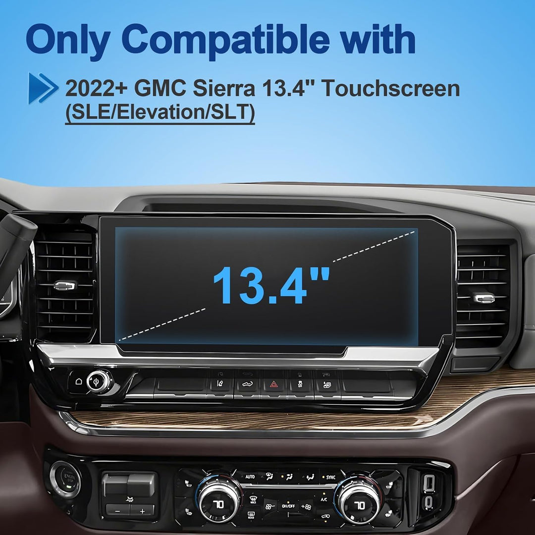 Matte 13.4-Inch Screen Protector for GMC Sierra, Without Button Hole - Just Closeouts Canada Inc.