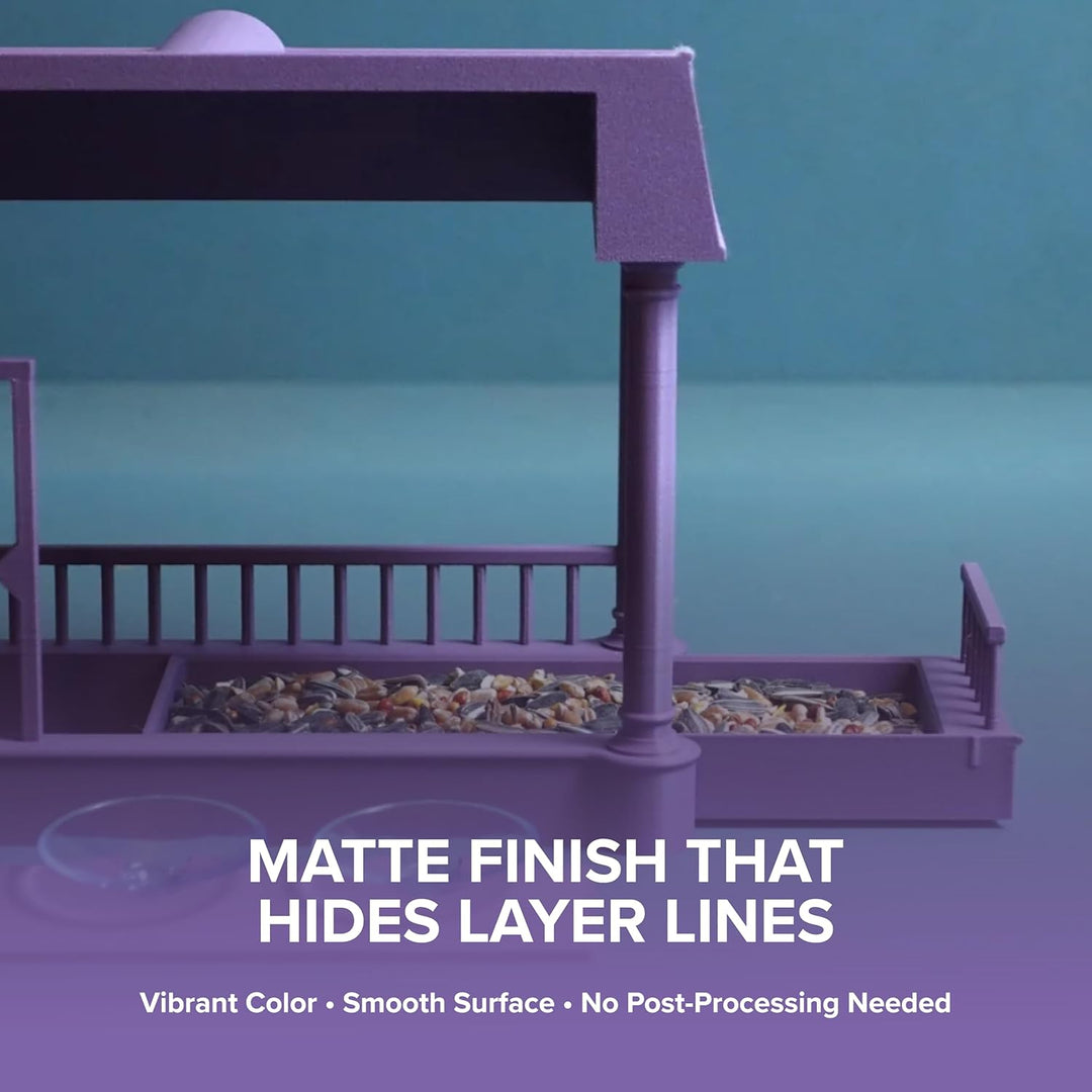 Matte PLA Filament, Electric Indigo 1.75mm 1kg 3D Printing Filament, Formerly Polyterra 3D Printer Filament, Fits Most FDM 3D Printers, 1kg Spool (2.2lbs) - Just Closeouts Canada Inc.PA04039