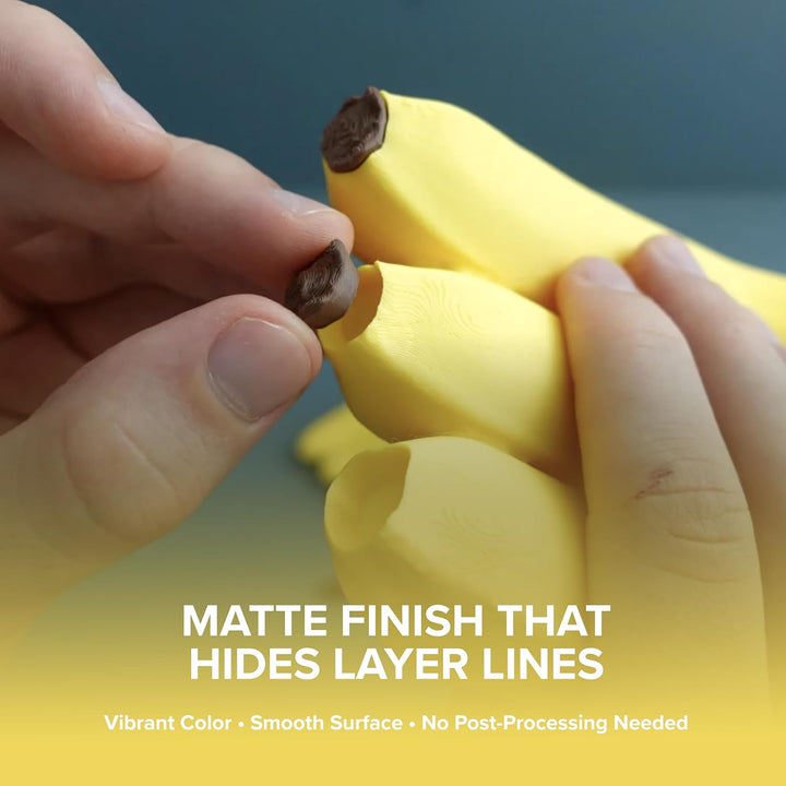 Matte PLA Filament, Pastel Banana 1.75mm 1kg 3D Printing Filament, Formerly Polyterra Matte, Fit Most FDM 3D Printers, 1kg Spool (2.2lbs) - Just Closeouts Canada Inc.PM70865