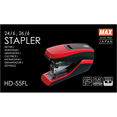 MAX HD-55FL Stapler, Red - Just Closeouts Canada Inc.093818002175