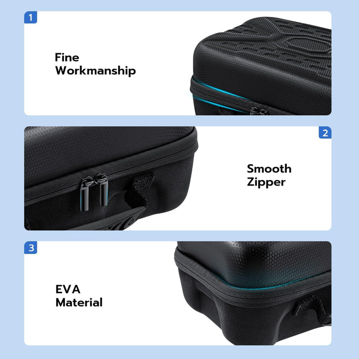 Mcbazel Hard Carrying Case for Xbox Series S, Travel Case Storage Bag for Xbox Series S Console Wireless Controller & Gaming Accessories - Black - Just Closeouts Canada Inc.