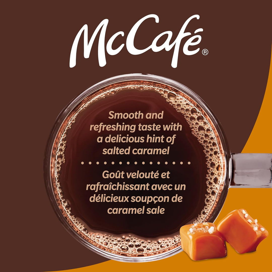 McCafe Dark Roast Salted Caramel Flavoured K - Cup Coffee Pods, Brew Over Ice, 10 Count - Just Closeouts Canada Inc.663447609511