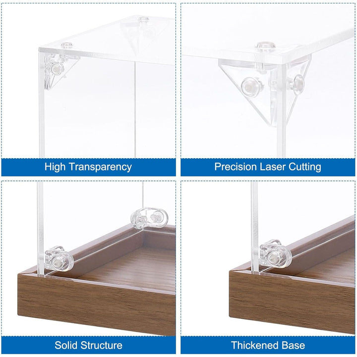 MECCANIXITY Acrylic Display Case, 8"x8"x8" Clear Display Box Assemble Dustproof Storage Organizer Showcase for Collectibles Action Figures - Just Closeouts Canada Inc.