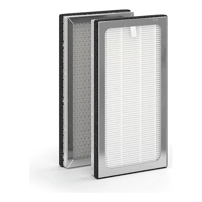 Medify MA - 15 Genuine Replacement Filter Set for Allergens, Smoke, Wildfires, Dust, Odors, Pollen, Pet Dander | 3 in 1 with Pre - Filter, True HEPA H13 and Activated Carbon for 99.9% Removal | 2 - Pack - Just Closeouts Canada Inc.850010741505