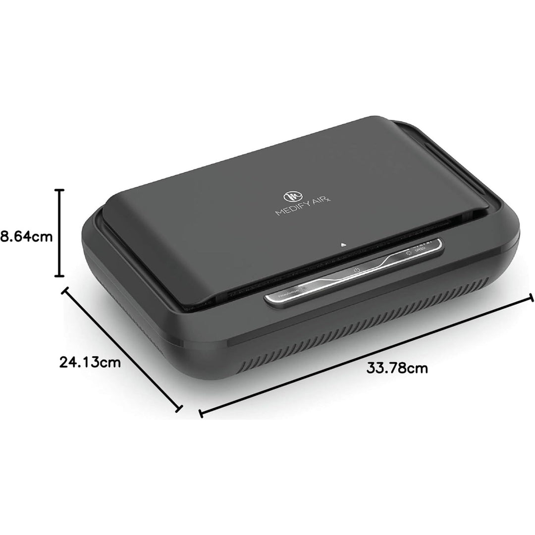 Medify MA - CAR Air Purifier with True HEPA H13 Filter | 160 ft² Coverage in 1hr for Allergens, Smoke, Wildfires, Dust, Odors, Pollen, Pet Dander | Quiet 99.9% Removal to 0.1 Microns | Black, 1 - Pack - Just Closeouts Canada Inc.80010741697