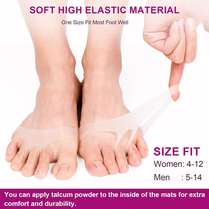 Metatarsal Pads for Women 6 pack, Upgrade Ball of Foot Cushion, Metatarsal Foot Pads for Pain Relief, Soft Forefoot Pad Foot Gel Pads Shoe Pads - Just Closeouts Canada Inc.