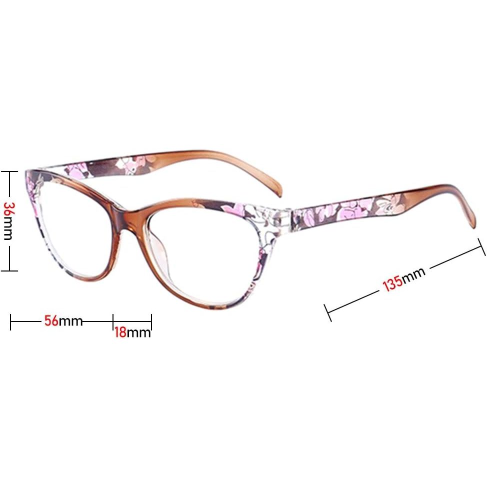 Mixed Floral Reading Glasses, 3-Pack, +4.0 - Just Closeouts Canada Inc.X002S2Z5W7