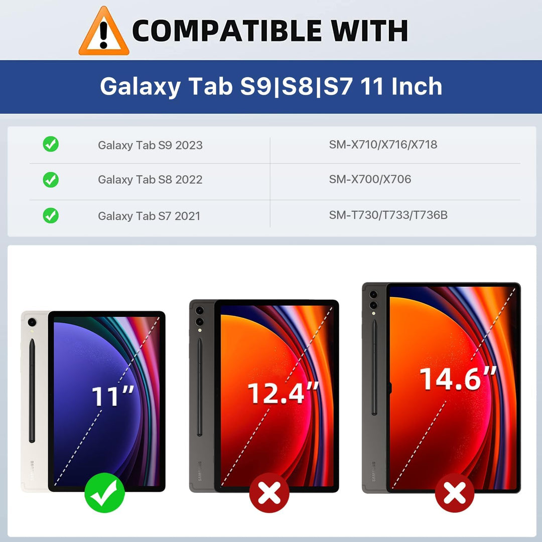 MoKo 2 Pack Paper Screen Protector for Samsung Galaxy Tab S9 FE 5G 2023/Tab S9 2023/Tab S8 2022/Tab S7 2020, Paper Feeling for Writing Anti - Glare Galaxy Tab S9 FE Screen Protector fit for S - Pen, Matte - Just Closeouts Canada Inc.
