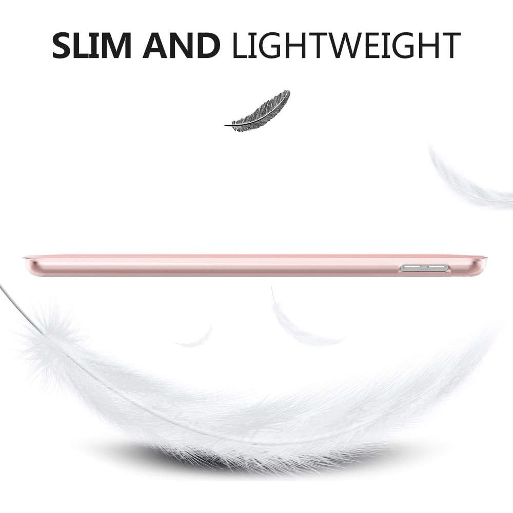 MoKo Case for iPad 10.2 iPad 9th Generation 2021/ iPad 8th Generation 2020/ iPad 7th Generation 2019, Slim Stand Hard Back Shell Smart Cover Case for iPad 10.2 inch, Auto Wake/Sleep,Rose Gold - Just Closeouts Canada Inc.