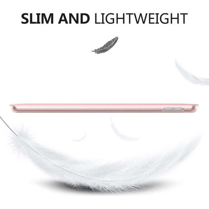 MoKo Case for iPad 10.2 iPad 9th Generation 2021/ iPad 8th Generation 2020/ iPad 7th Generation 2019, Slim Stand Hard Back Shell Smart Cover Case for iPad 10.2 inch, Auto Wake/Sleep,Rose Gold - Just Closeouts Canada Inc.