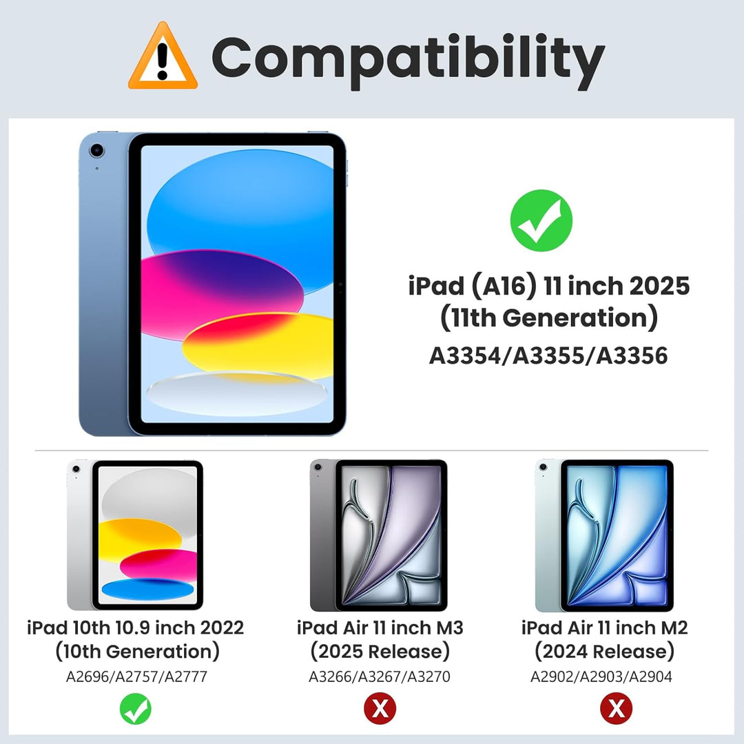 MoKo Clear iPad 10th Generation Case, iPad 10 Case, Slim & Lightweight Soft TPU Anti - Scratch Back with Shockproof Impact Resistant Raised Edge for 10th Gen iPad Case 2022, Clear - Just Closeouts Canada Inc.